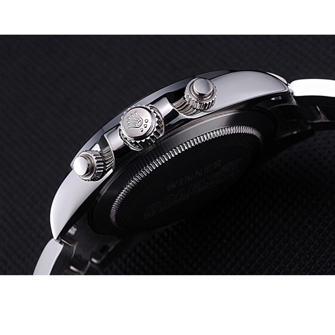 AAA Replica Watches Stainless Dial Bracelet Cosmograph Steel Rolex Black Daytona 622543 0604